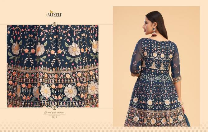 Alizeh Gul Bahaar 2 Georgette Festive Wear Heavy Embroidery Salwar Suits Collection